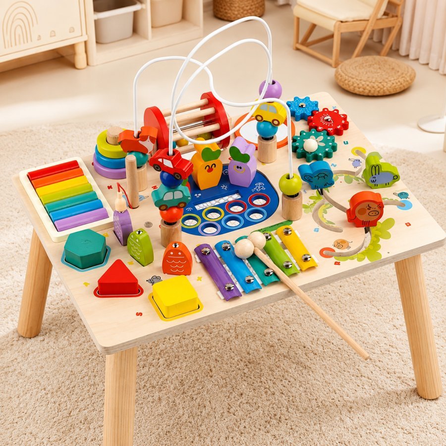 Table d'activités montessori polyvalente
